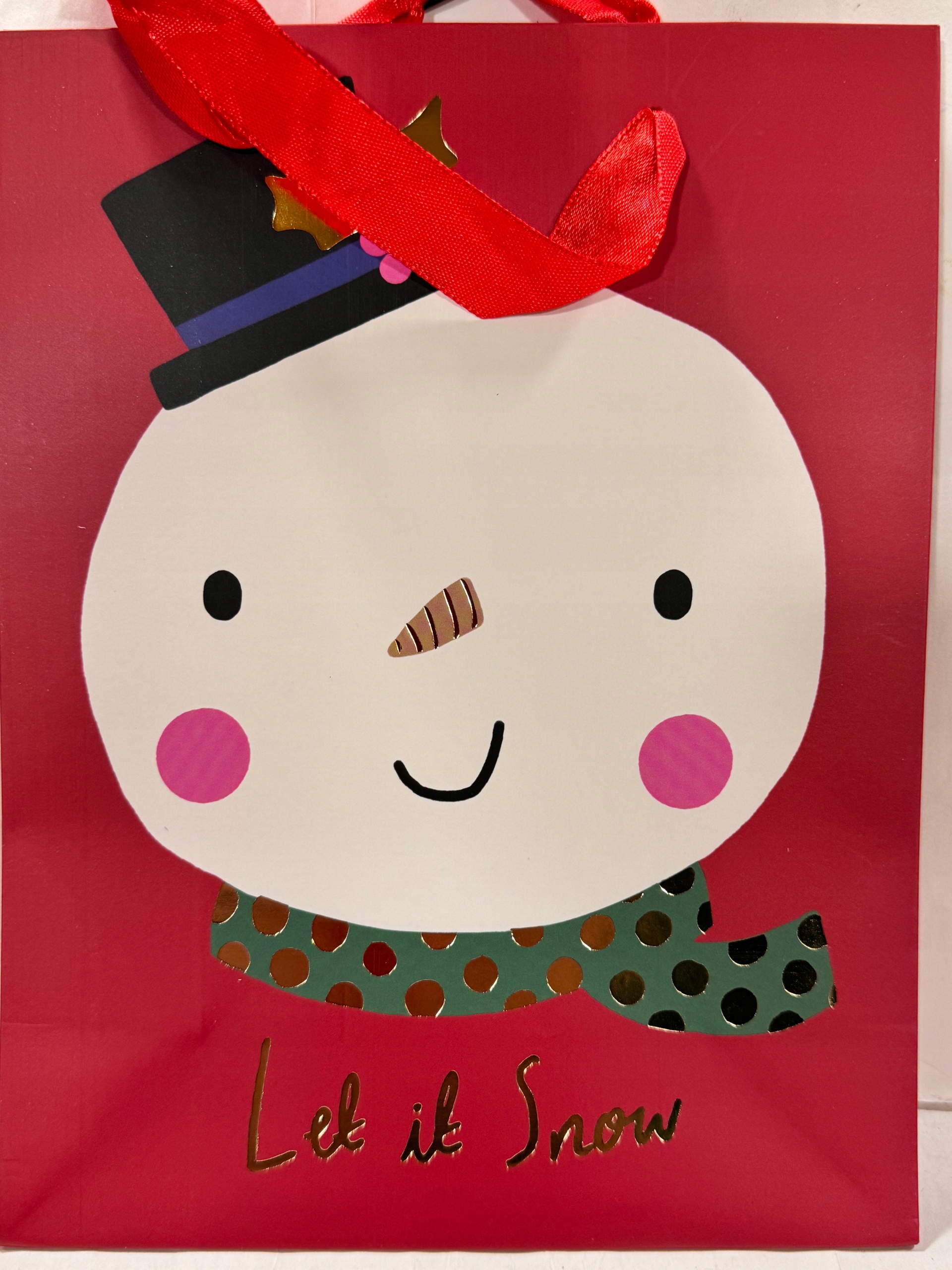 torebka prezentowa ok 26x32x10cm Mikołajki Boże Narodzenie sztywna