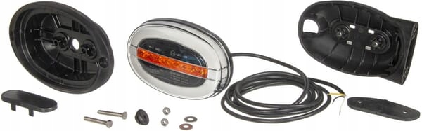 Led kombinovaná přední lampa, oválná, 12-24V 136.4x91x40 mm Kramp LA80036