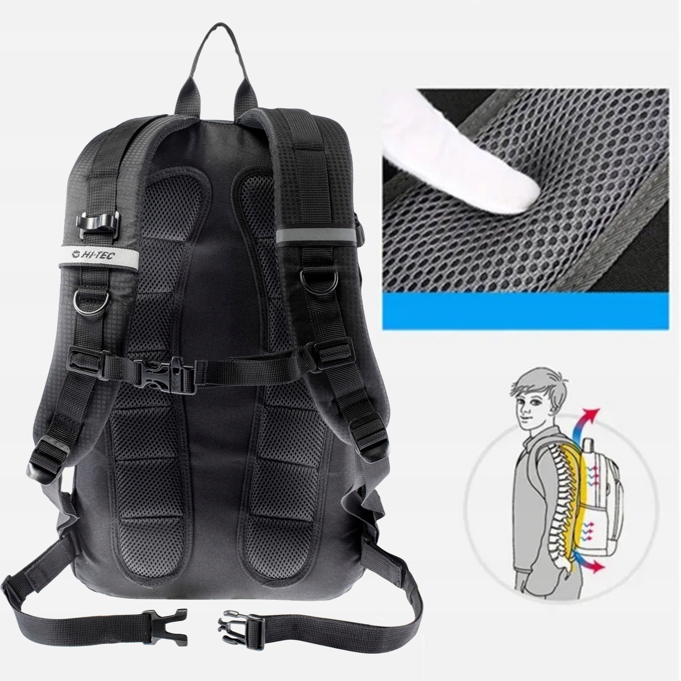 Plecak turystyczny trekkingowy szkolny pojemny pokrowiec wodoszczelny Płeć produkt uniseks