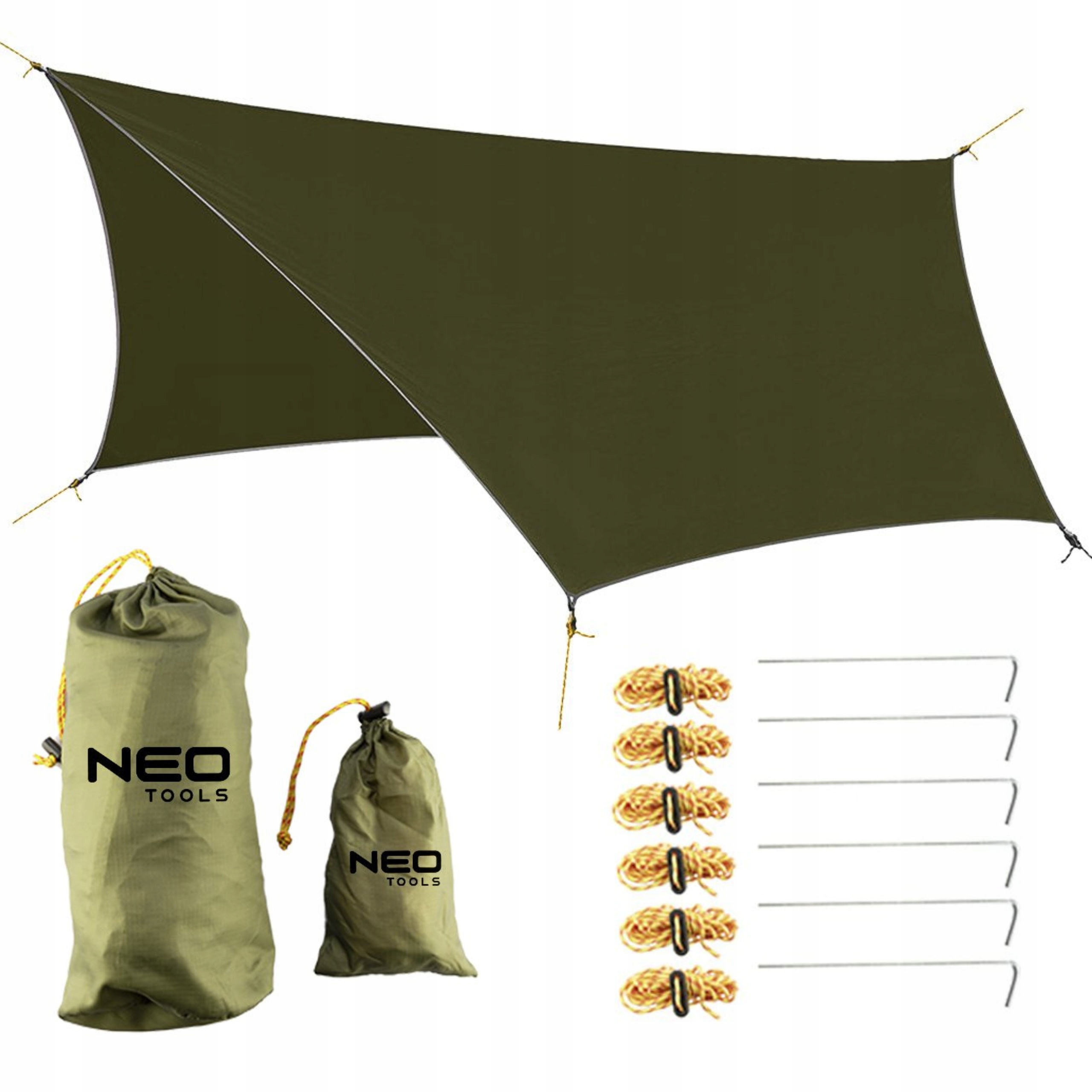 Neo Bivaková Plachta Turistický Tarp Voděodolná 360x290 CM 210T PU3000