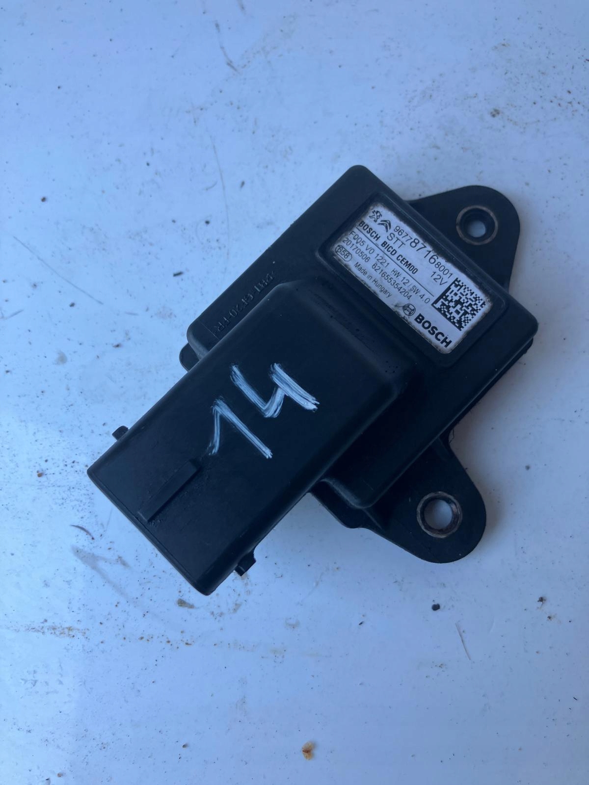 modulo START STOP 967787168001 PEUGEOT 308 T9 C4 PICASSO II