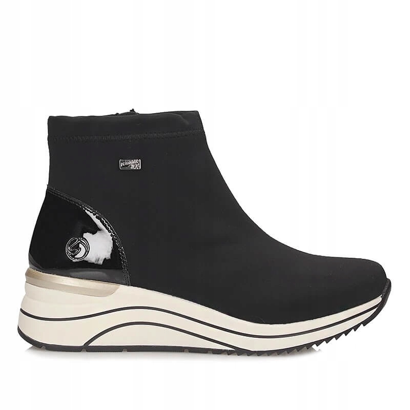 Pohodlné dámské kotníkové boty na zip Remonte D0T73-03