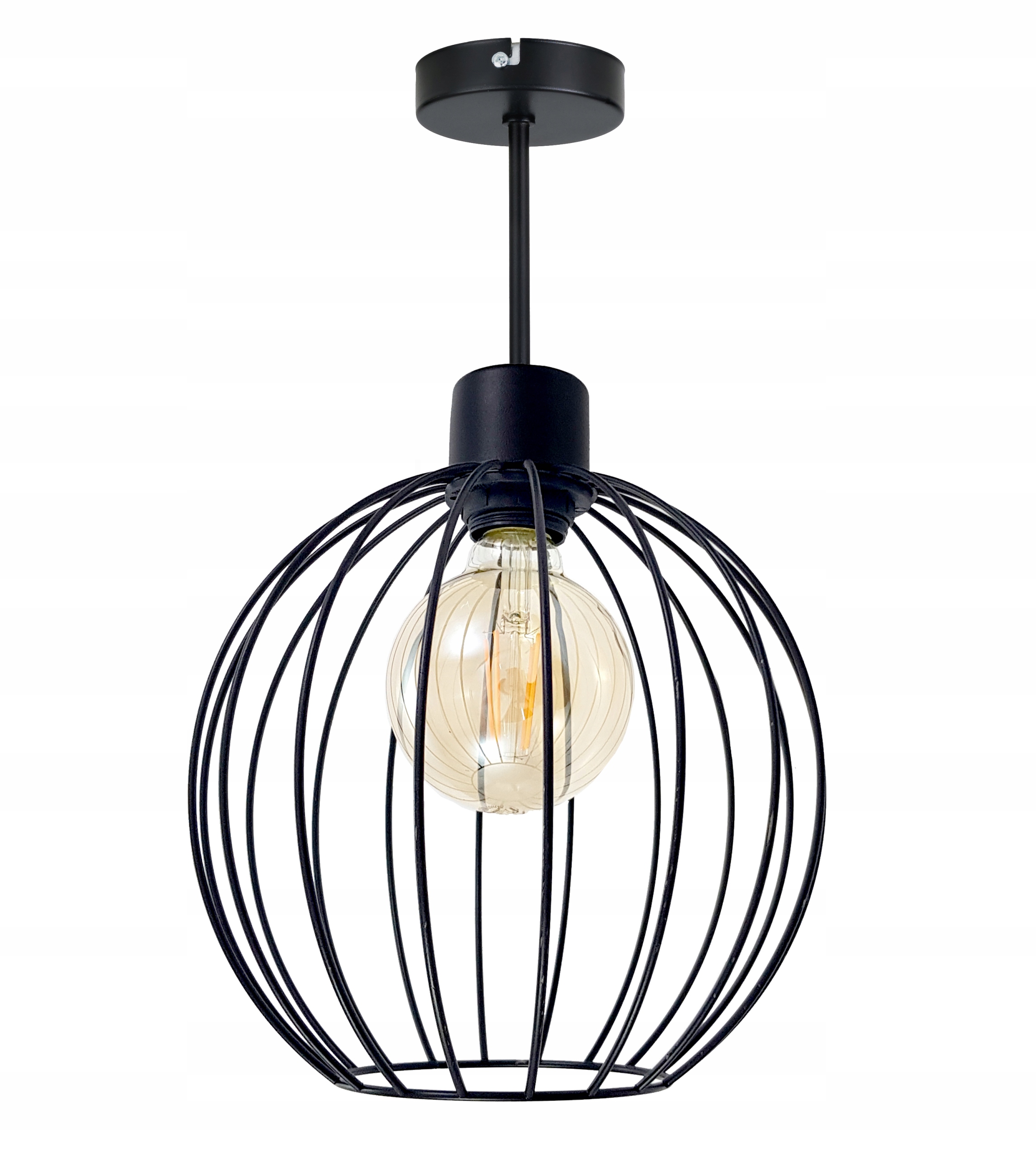 

Lampa Wisząca stała żyrandol sufit loft drut Kula