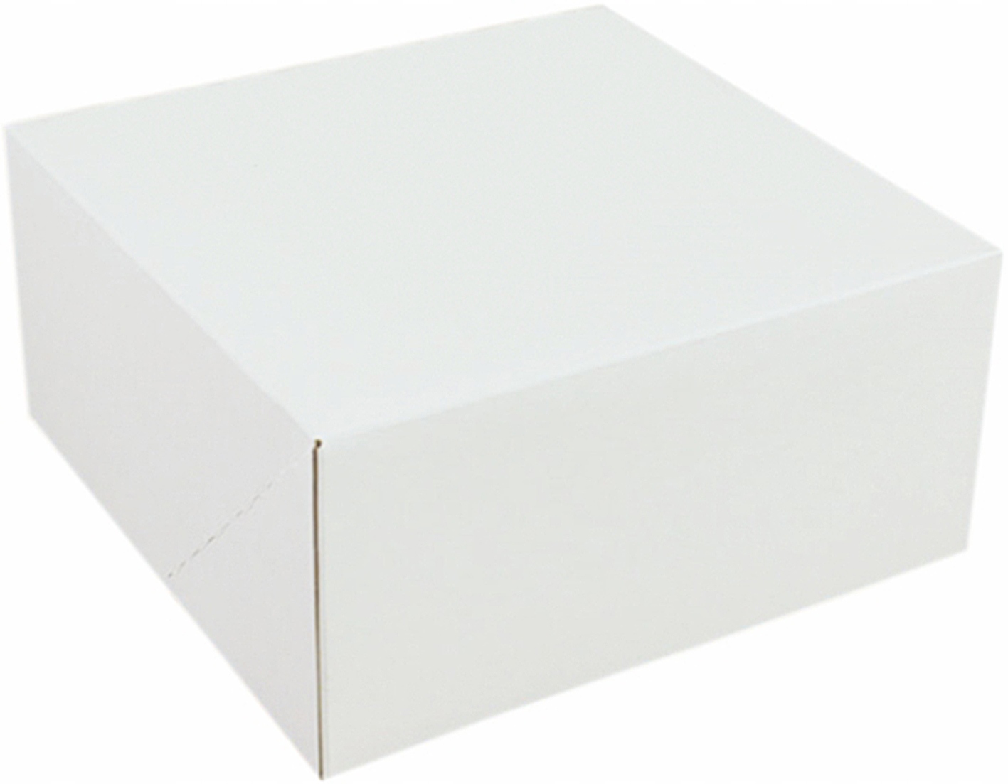 Pudełko cukiernicze białe ciasto tort babeczki 280x280x130mm P1502 50szt.