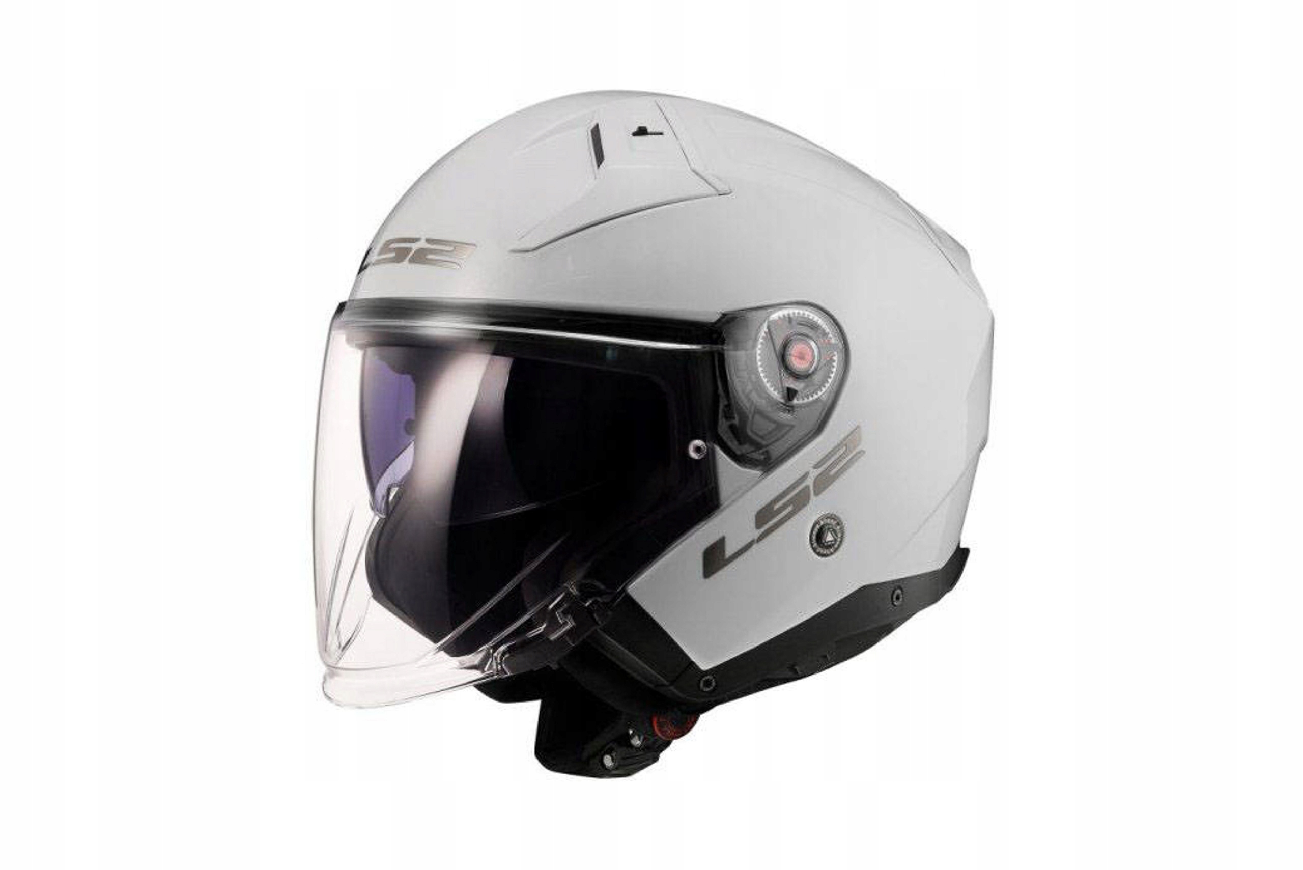Kask motocyklowy otwarty LS2 OF603 Infinity II Solid White L