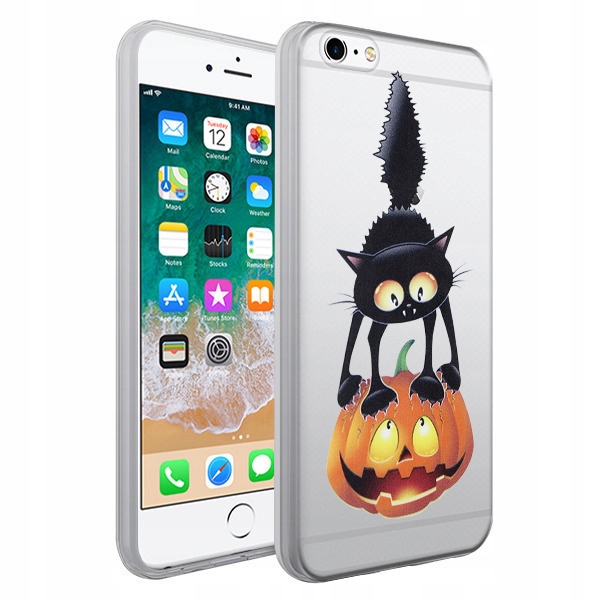 

Etui Do Iphone 6 6S Plus Pokrowiec Case Black Cat