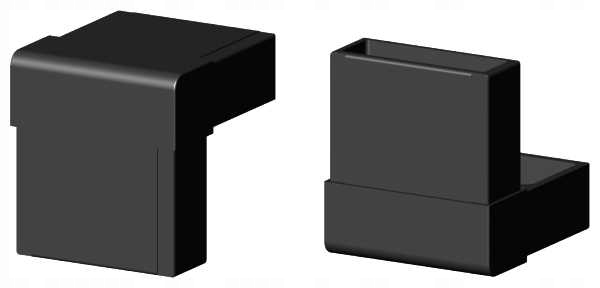 

Łącznik plastikowy profil aluminiowy 50x20x1