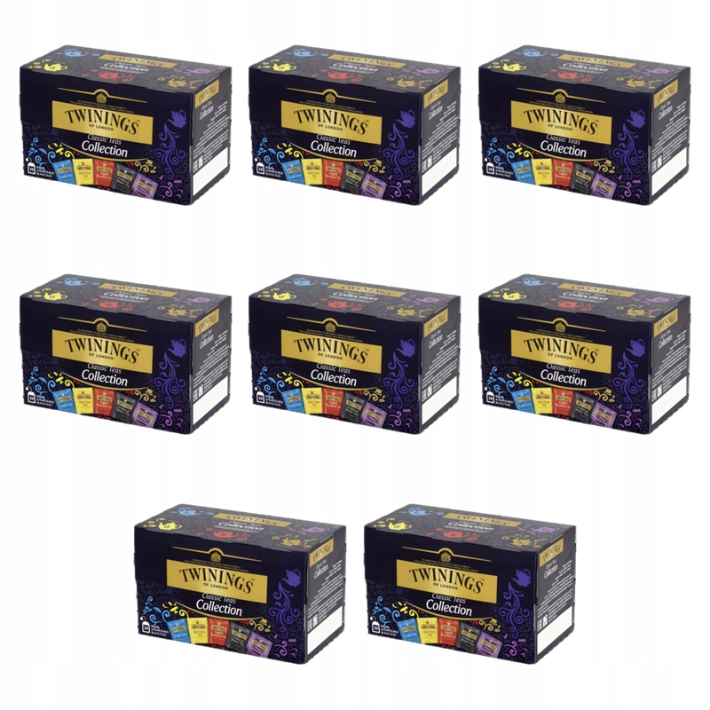 Twinings Kolekce černých čajů (20 sáčků) X8