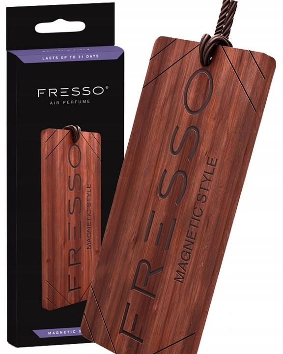Fresso Magnetic Style zawieszka drewniana zapach do auta 1 szt.