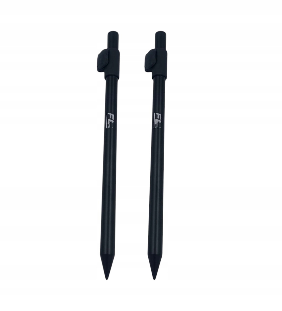 ZESTAW 2X PODPÓRKA WĘDKARSKA GŁADKA FL SZTYCA ALUMINIOWA 30/50CM