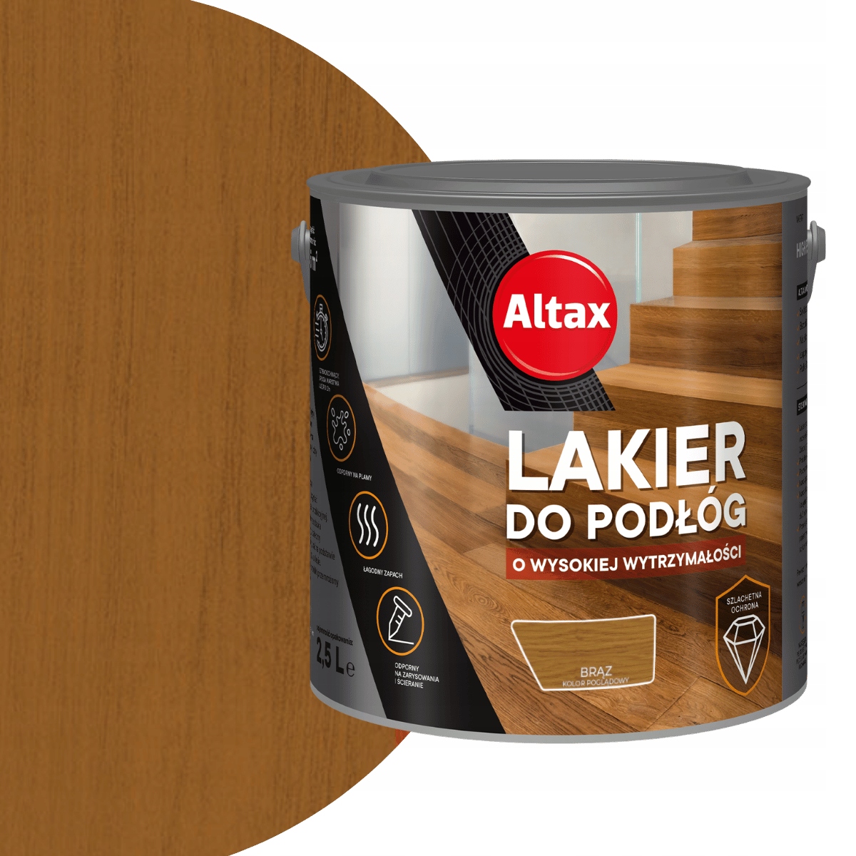 Altax Lak na parkety, podlahy 2,5L Bronz