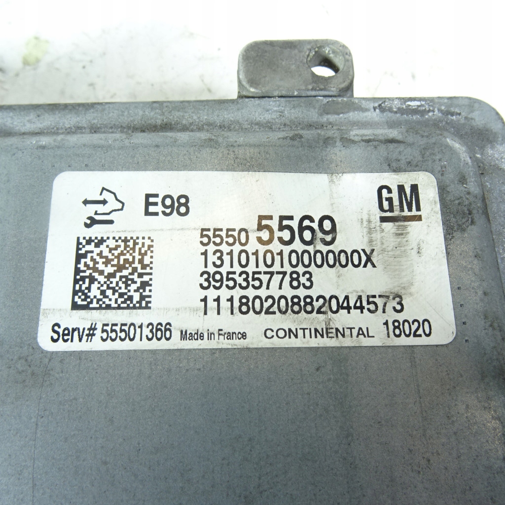 OPEL INSIGNIA B 2.0CDTI control unit of the engine 55505569