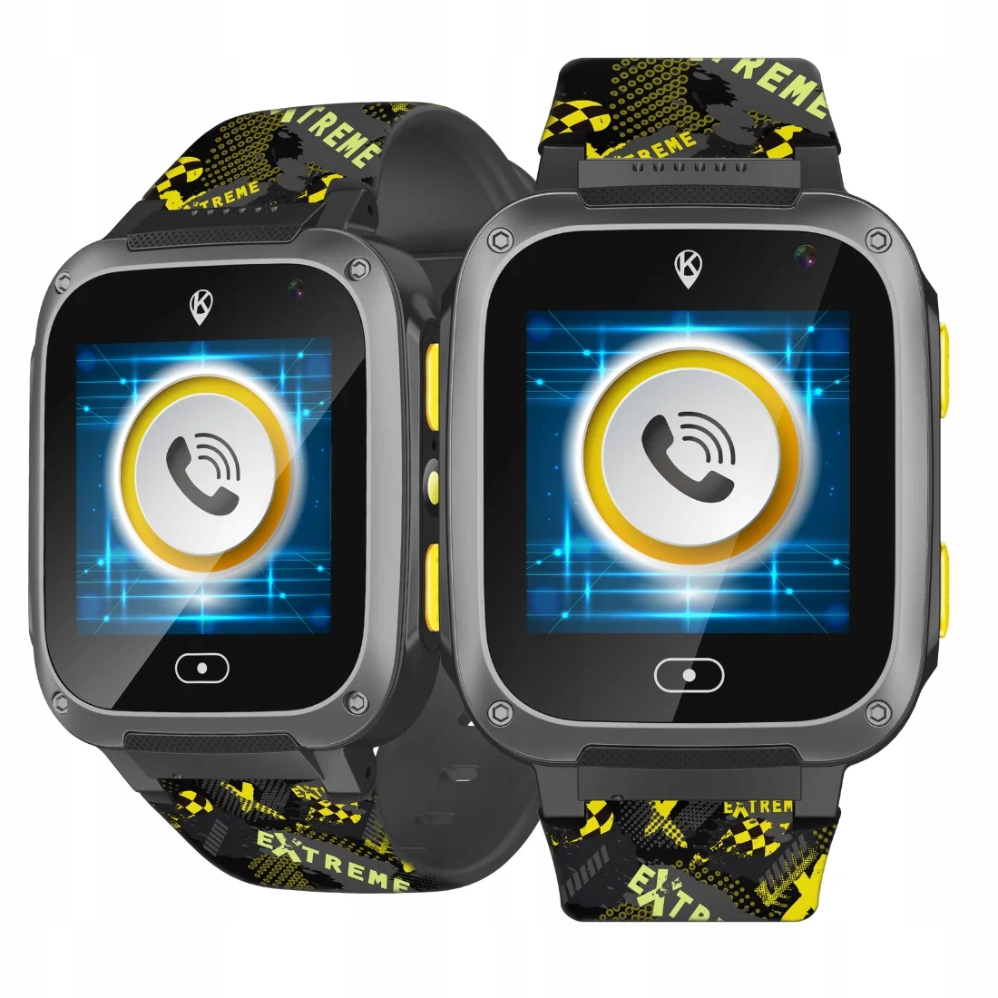 Smartwatch dla dzieci Kidizwatch KiDiZ Fiber szary z funkcją dzwonienia