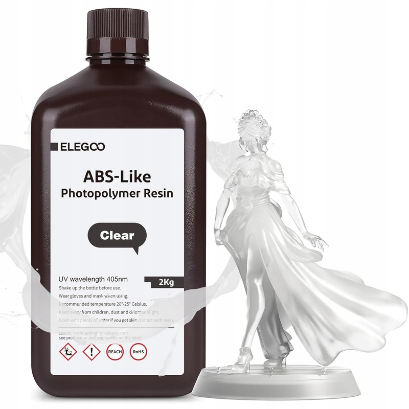 Elegoo ABS-like Resin 2KG, Translucent