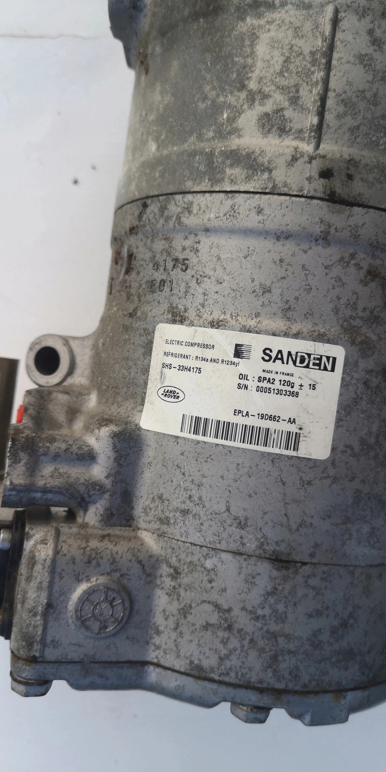 RANGE ROVER kompresor klimatizaci EPLA-19D662-AA AIR CON PUMP Klimakompres