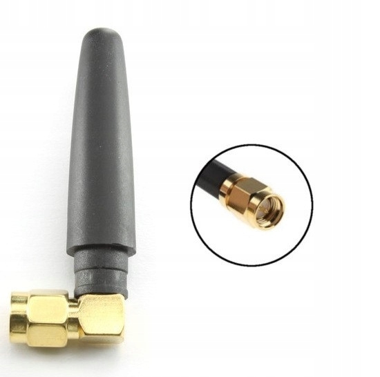 Antena WiFI 2,4GHz 2dBi 5cm wtyk SMA męski