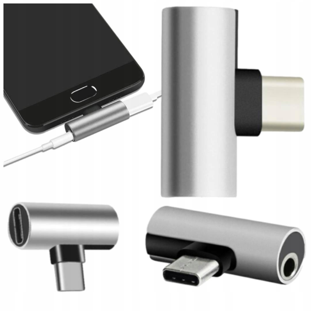 

Adapter Przejściówka Audio Usb-c Do Mini Jack
