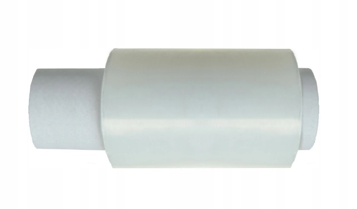 FOLIA STRETCH MINI RAP 10 cm BIAŁA 0,25 Z RĄCZKĄ