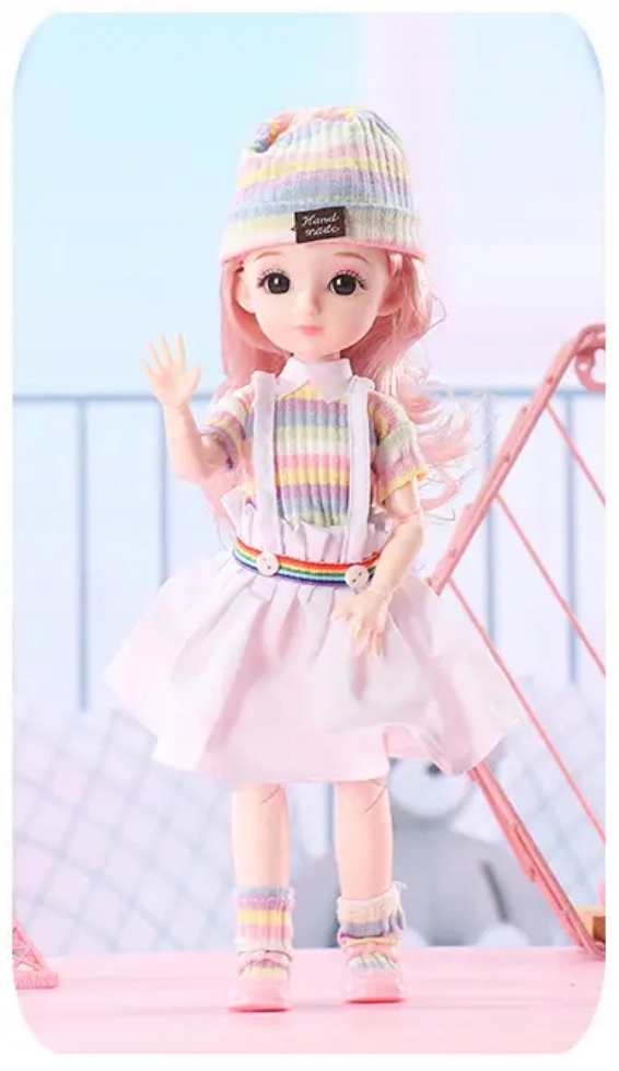 UROCZA DUŻA LALKA KATE 30 cm ZABAWKA DLA DZIEWCZYNEK Z RUCHOMYMI ELEMENTAMI