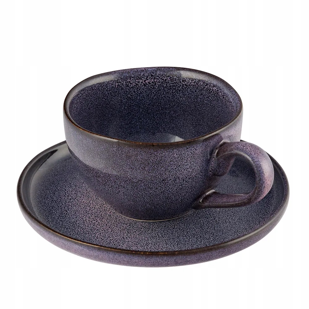 Filiżanka ze spodkiem porcelanowa Altom Design Reactive Fiolet 220 ml Pojemność 220 ml