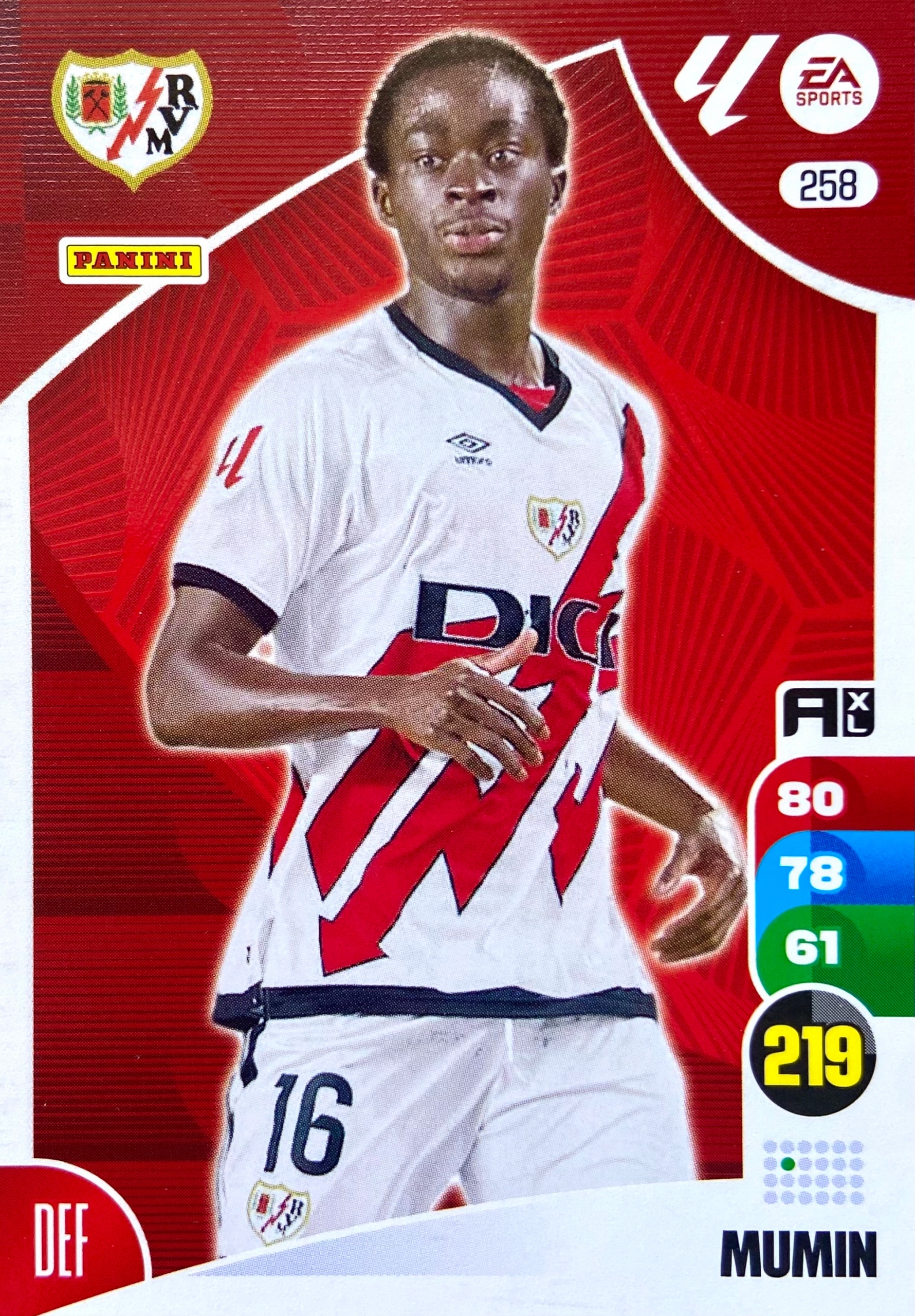 Panini La Liga 2024-25 2025 Base 258 Mumin Rayo Vallecano