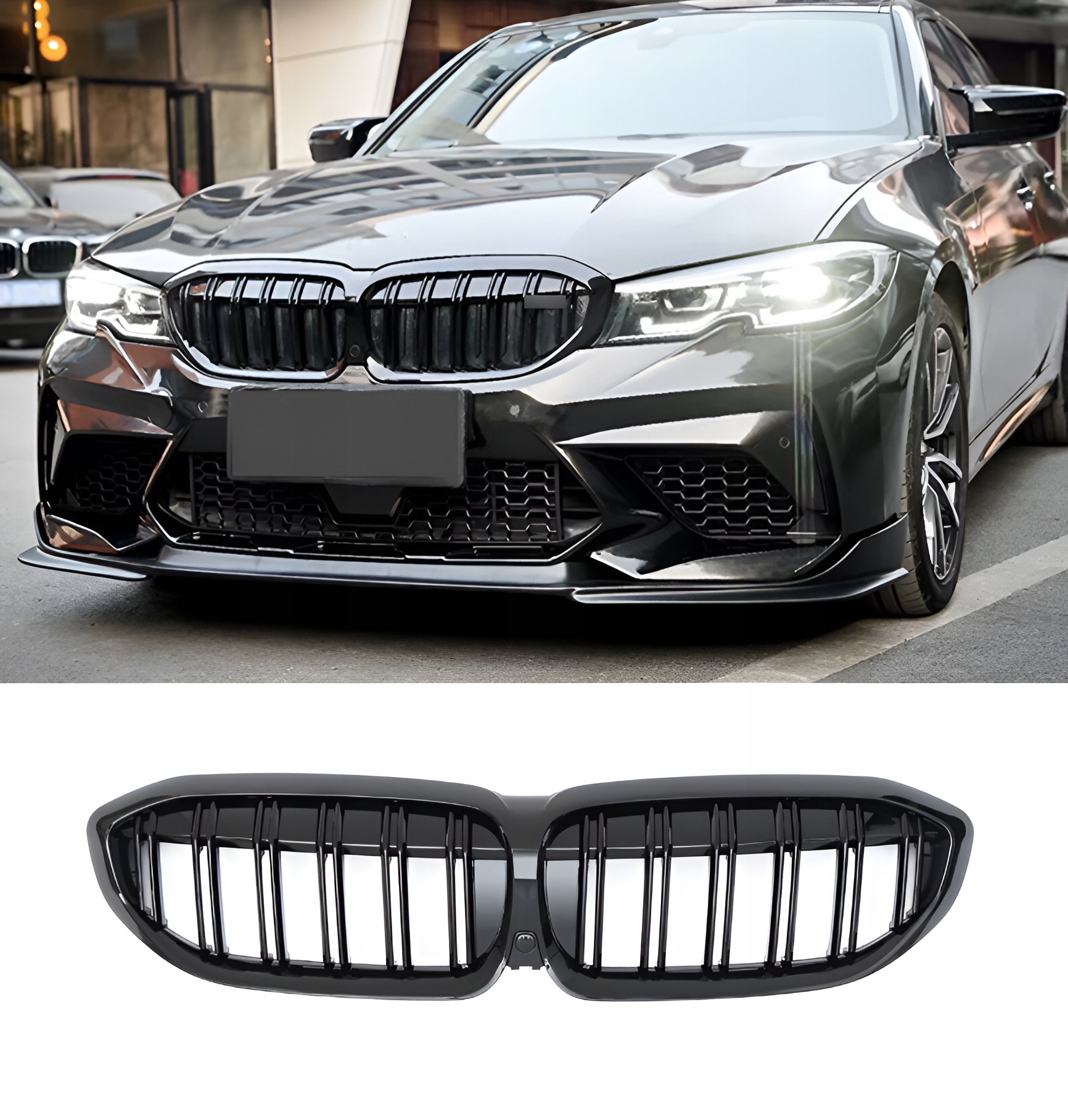 Bmw G20 G21 2019-2022 Predlift Grill Predná Mriežka Nárazníka Atrapa Chladiča M Performance