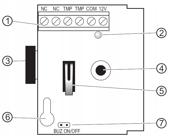 Czujka gazu ziemnego (metanu) DG-1-ME SATEL (01330) Kod producenta DG-1 ME
