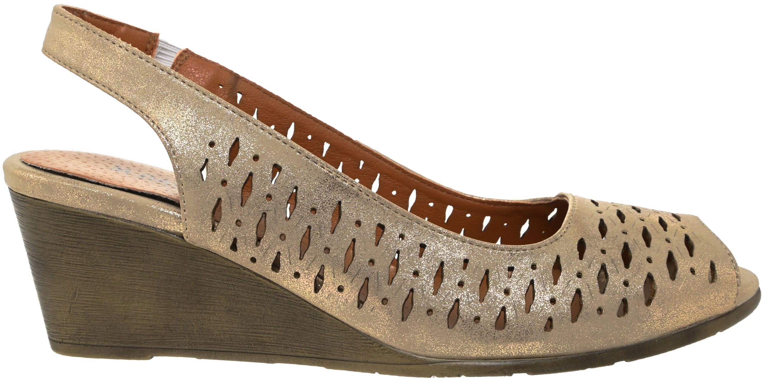 

Sandały Damskie Złote M.daszyński Sa 113-20 r.39