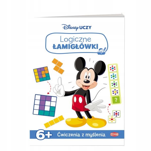 Książka Disney uczy. Miki. Logiczne łamigłówki ŁAM