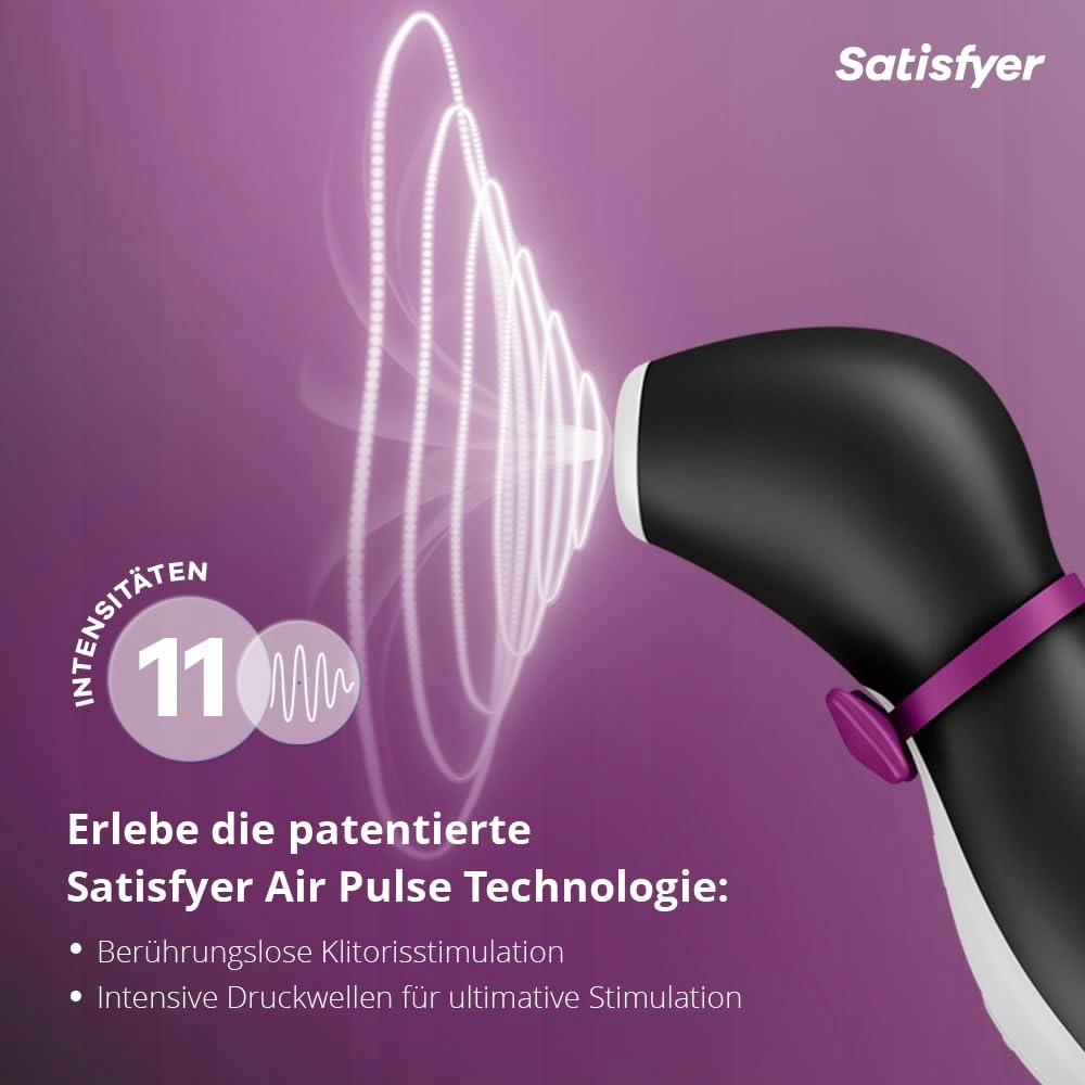 SATISFYER Pro Penguin Next Gen Klitoris Massager 11 Modes Waterproof — miniatura 2