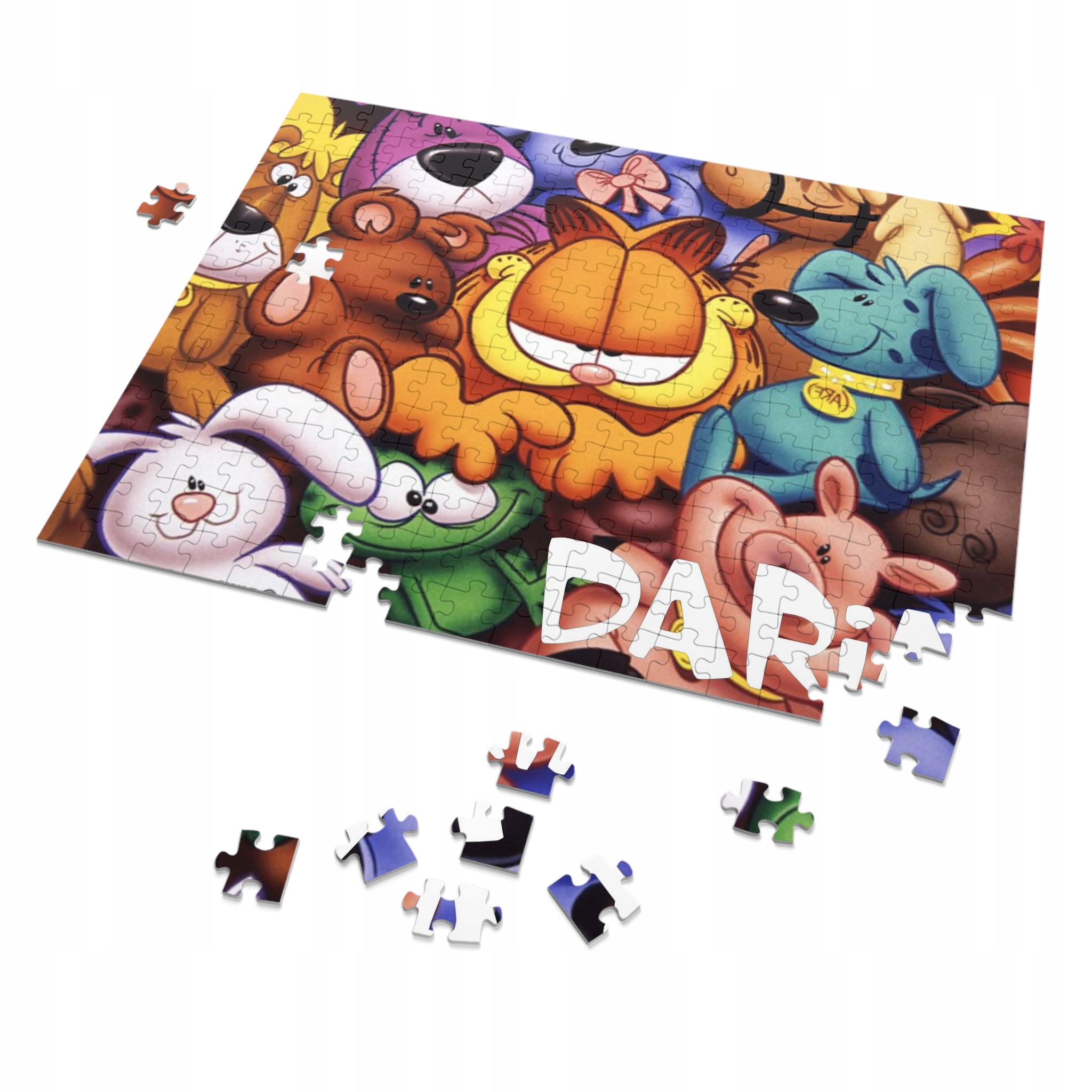 

Puzzle Imię pudełko Garfield A4 110 el
