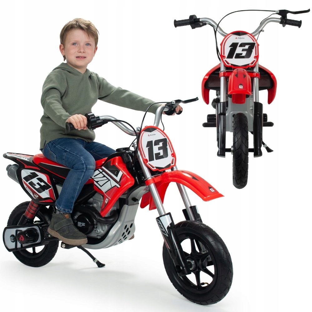 Injusa Motor Cross Czerwony 24V