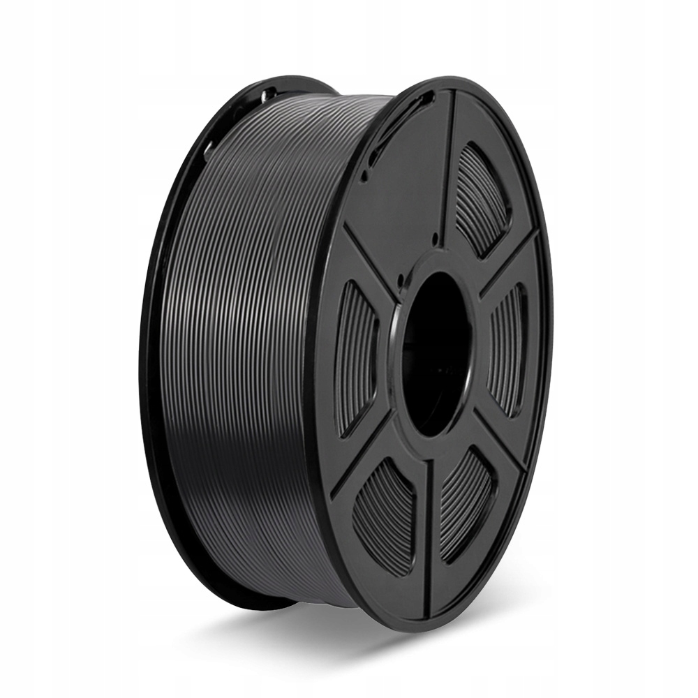 SUNLU FILAMENT 1.75mm 1kg BLACK CZARNY PLA + Kolor czarny