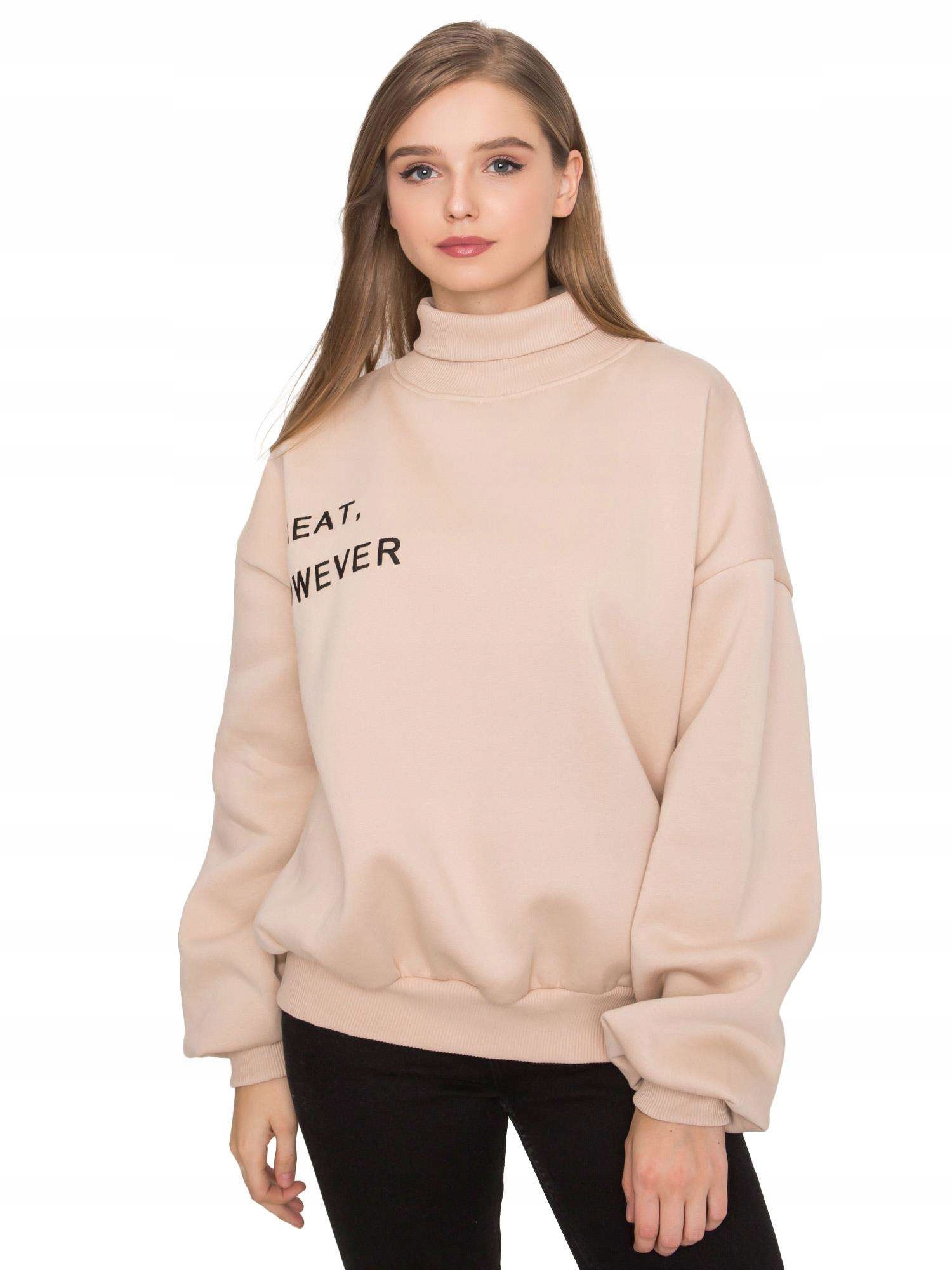 

Ocieplana Damska Bluza Golf Bawełniana - L/XL