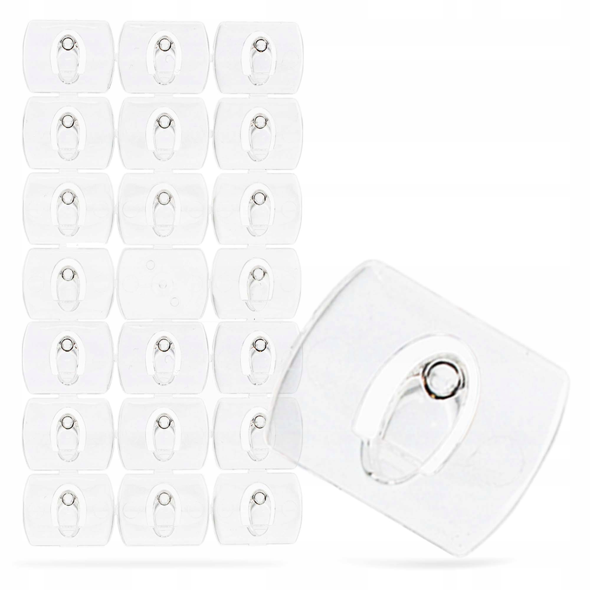 40x HACZYKI SAMOPRZYLEPNE Haczyk Wieszania Ozdób Obrazów 48x PASKI MOCUJĄCE Marka Command