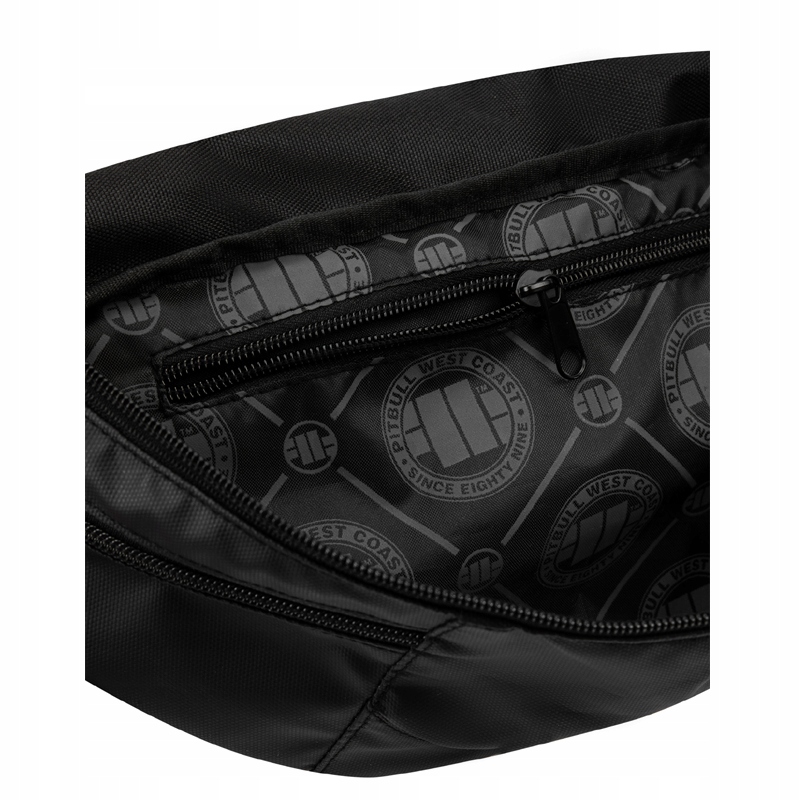 PIT BULL nerka LOGO BIG black saszetka duża + WLEPA od ARI Typ nerka