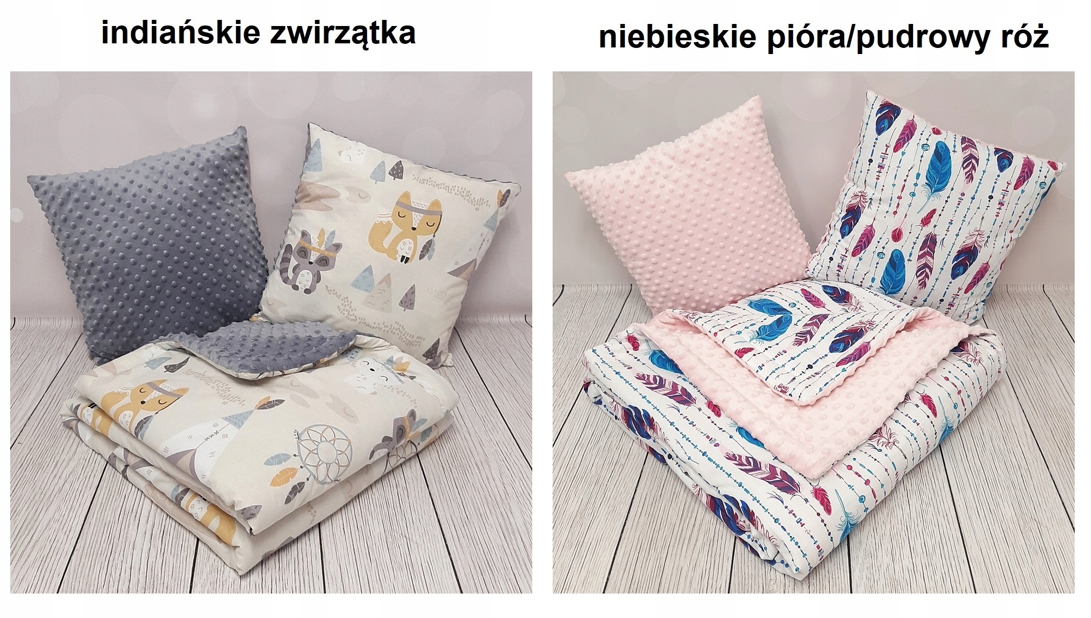 Narzuta 100x200 Kocyk Minky Poduszki Poszewki Materiał wykonania bawełna