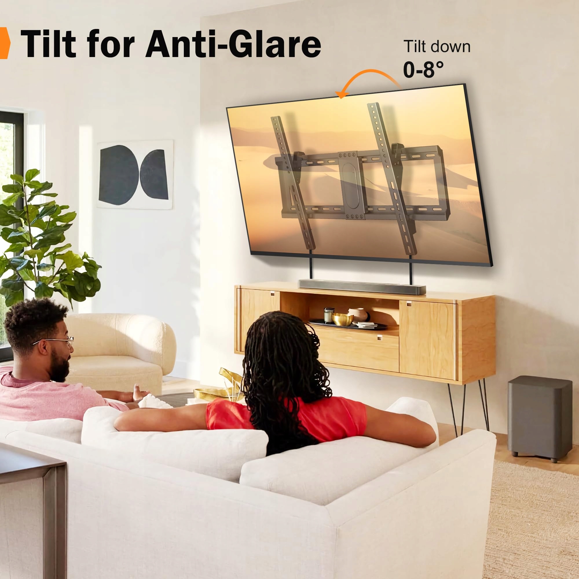 XINLEI Uchwyt TV 37-82 Cal LED LCD OLED Do 60Kg VESA 600x400 Regulowany — miniatura 2