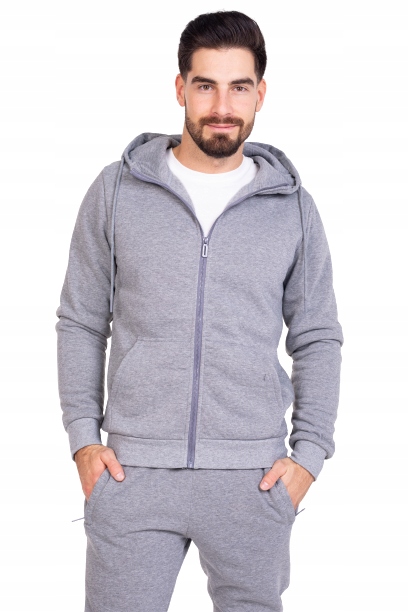 

Spaio Bluza HZ01 dresowa z kapturem - 2XL szara
