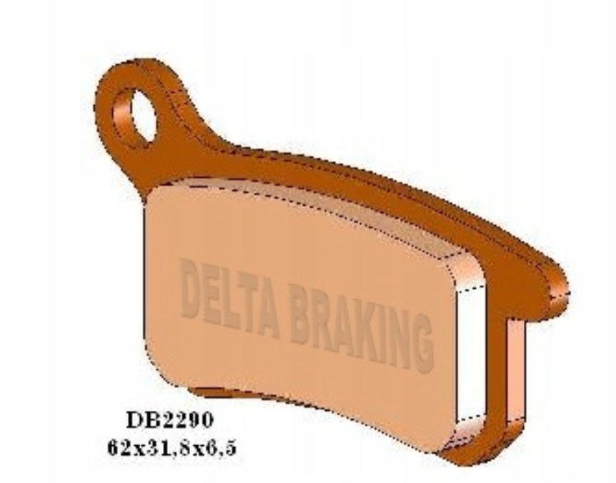 Delta klocki hamulcowe KTM SX 65 09-20 tył