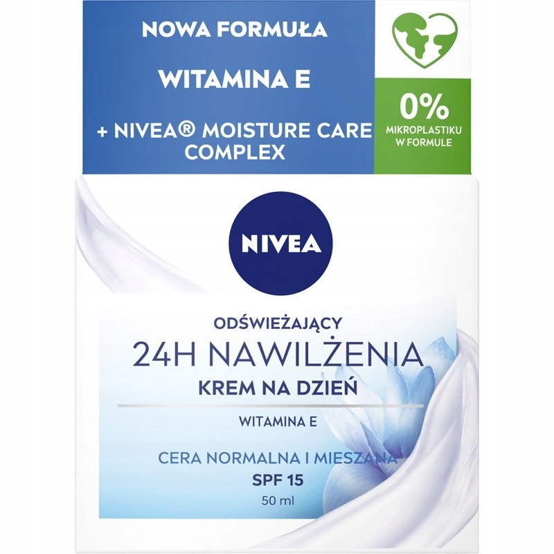 

Nivea Nawilżenia krem na dzień SPF15, 50ml