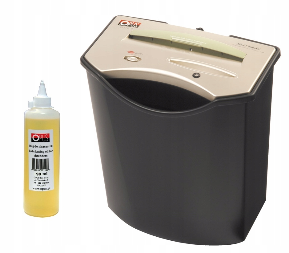 MARKOWA NISZCZARKA OPUS VS-711 CD p4 + OLEJ GRATIS