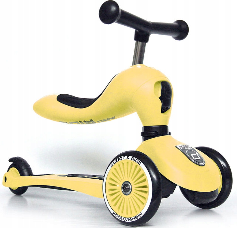 Scoot & Ride Highwaykick1 hulajnoga, jeździk 2w1 Lemon