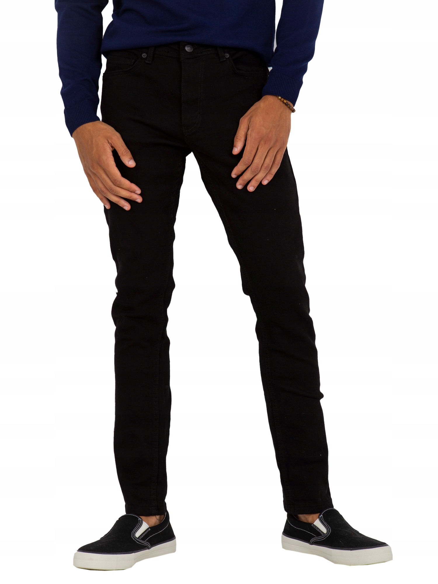 

Męskie Spodnie Jeasnowe slim fit rurki 38