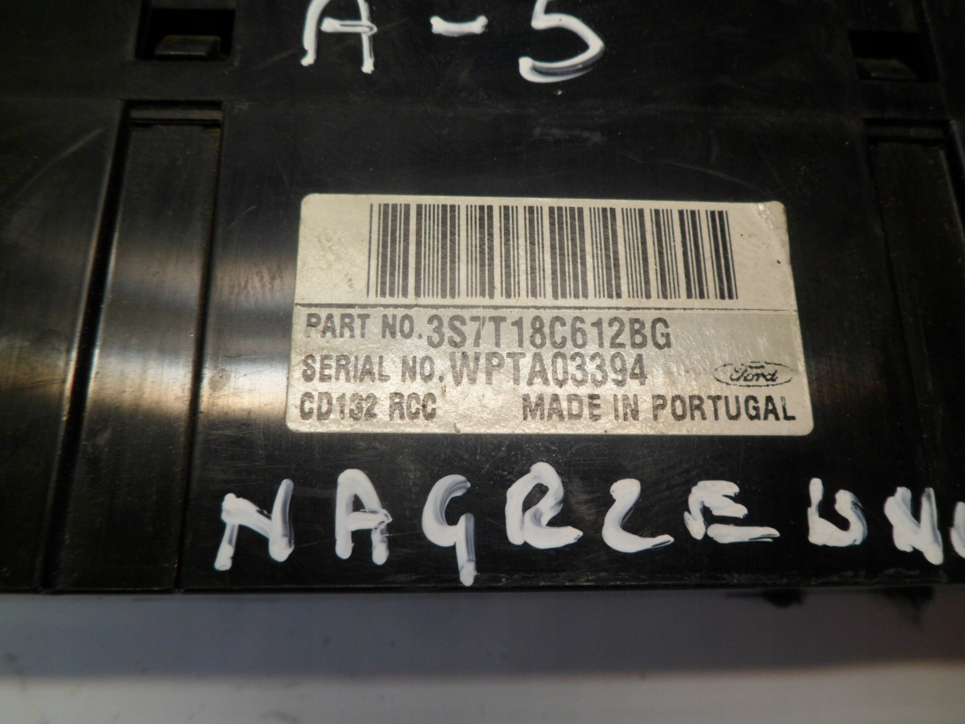 FORD Computer heizgebläse 3S7T18C612BG