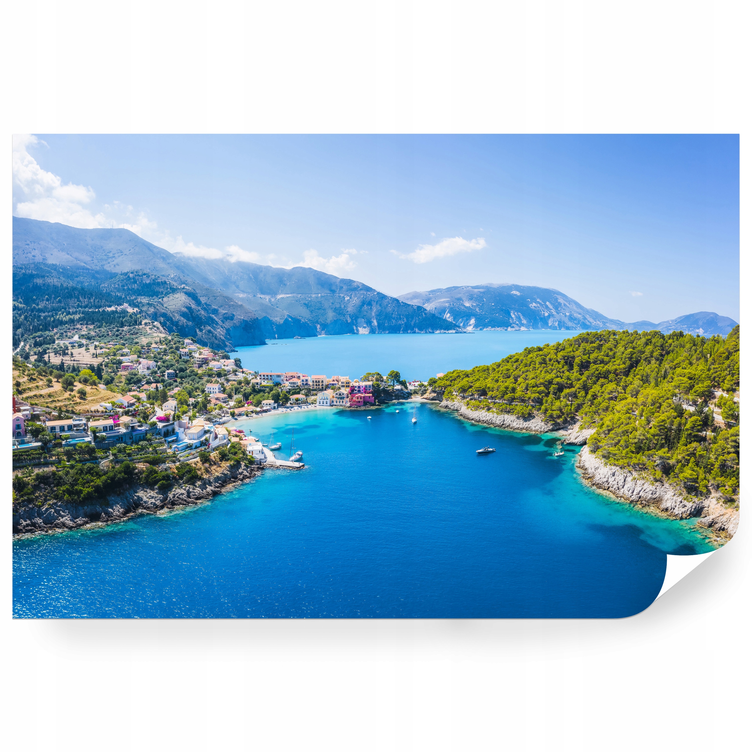 Fototapeta samolepicí Panorama Assos Kefalonia Řecko 368 x 280 cm