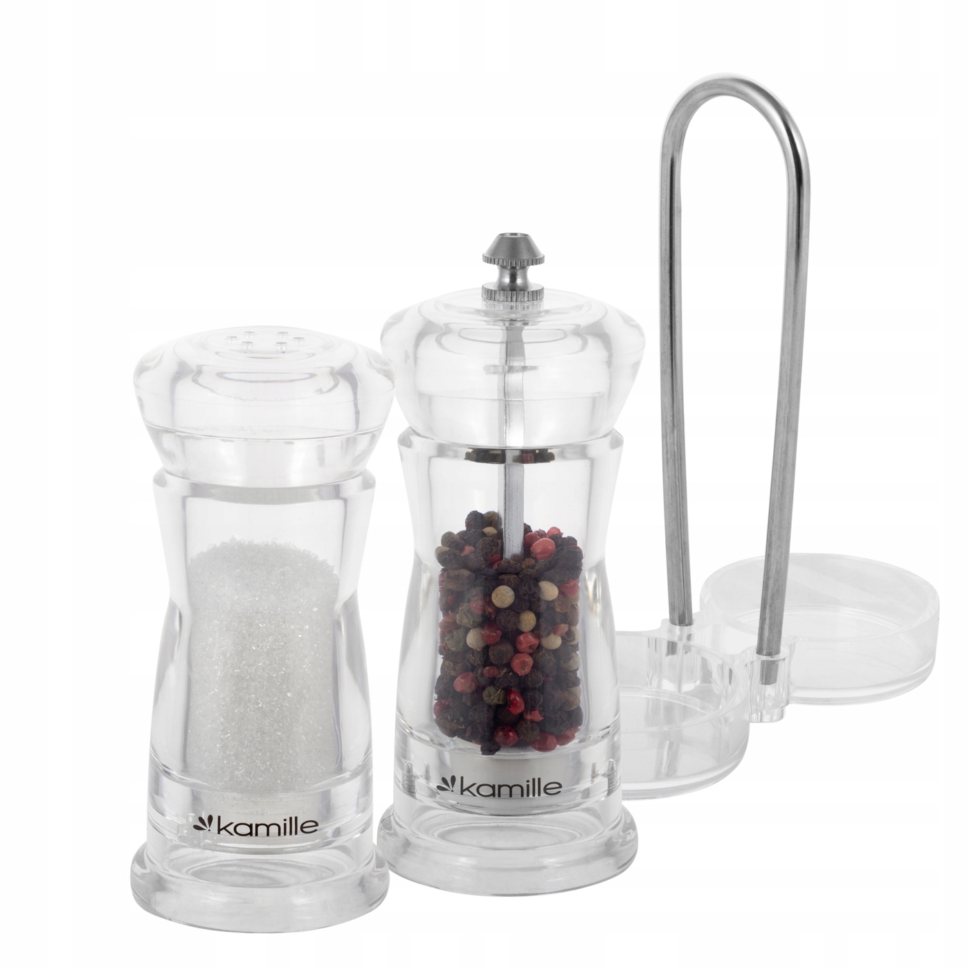 SOLNICZKA PIEPRZNICZKA POJEMNIK DO PRZYPRAW MŁYNEK KAMILLE Rodzaj młynek ręczny