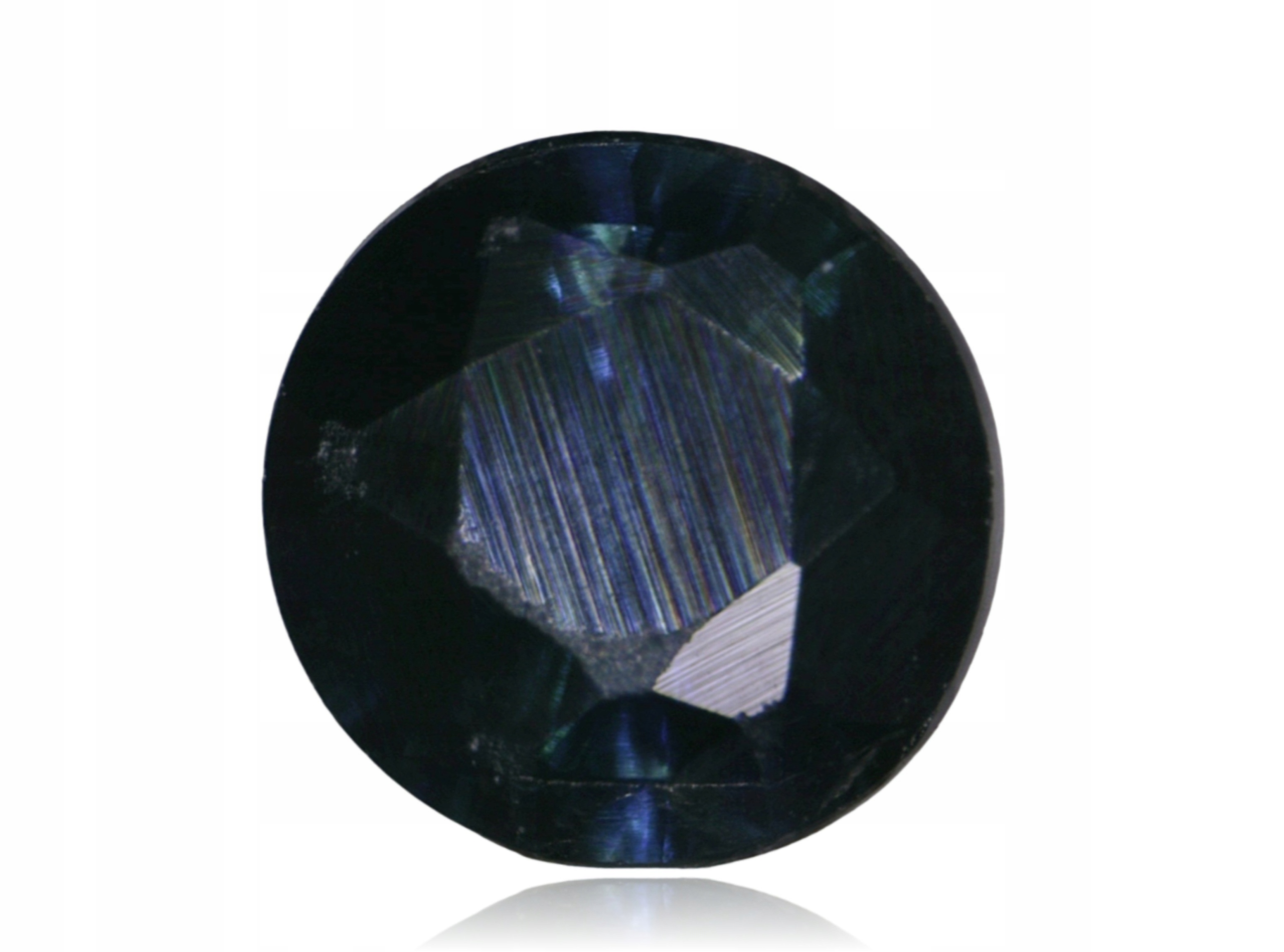 Safír 0.18ct Modrý Kulatý eCertifikát Wbd