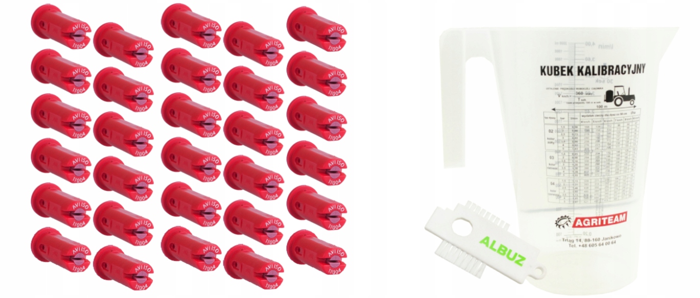 KOMPLET DYSZ NA BELKE 15M AVI 110 04 ALBUZ GRATIS