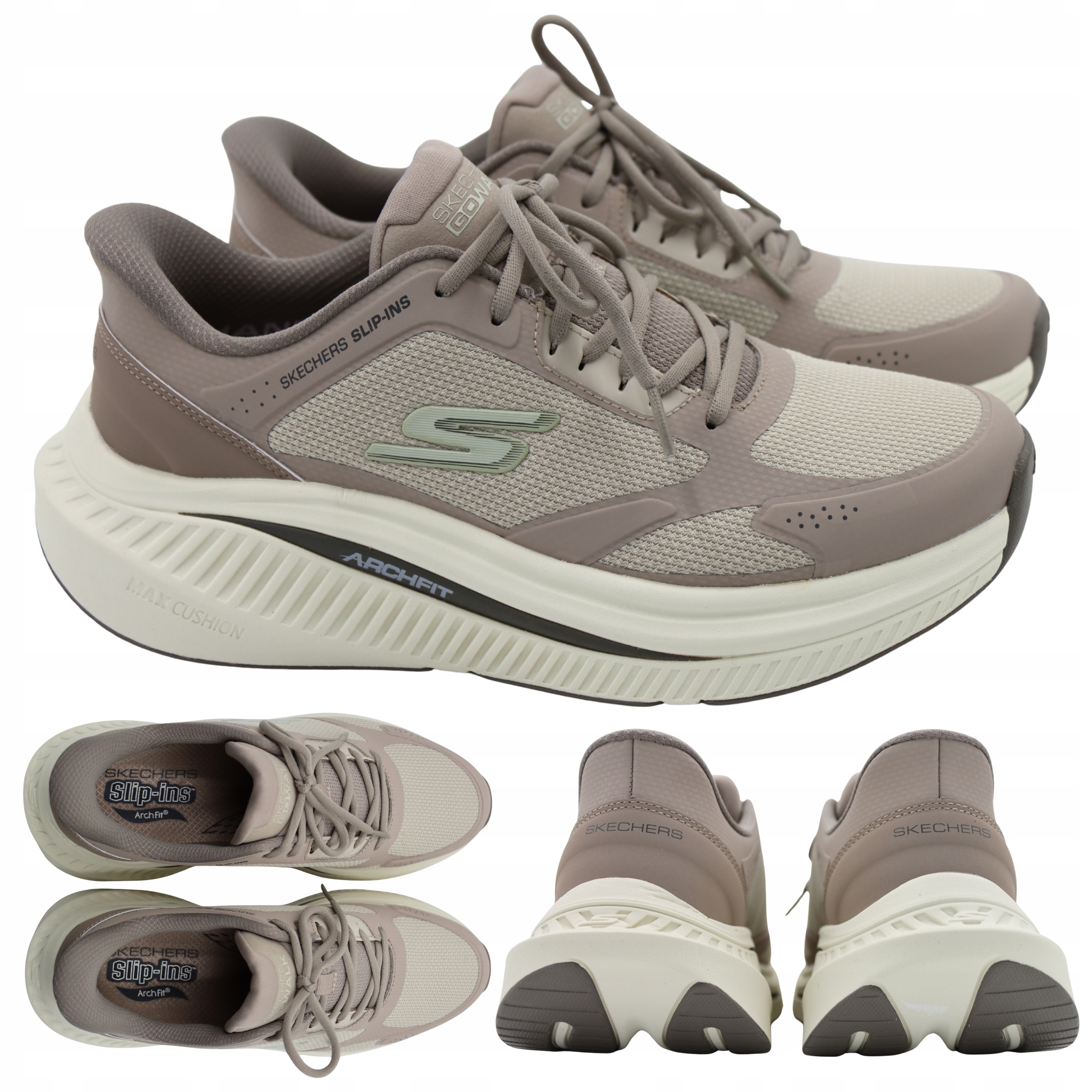 Pánské Boty Skechers 216351/TPE Pohodlné, Lehké, Nazouvací, Každodenní, vel. 40